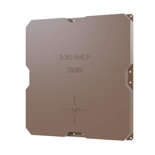 Патч-антена відеозв’язку FT 3.2–3.6GHz 21dBi RHCP - # 1